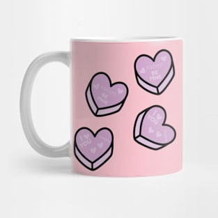 Xaden Pink Hearts Mug